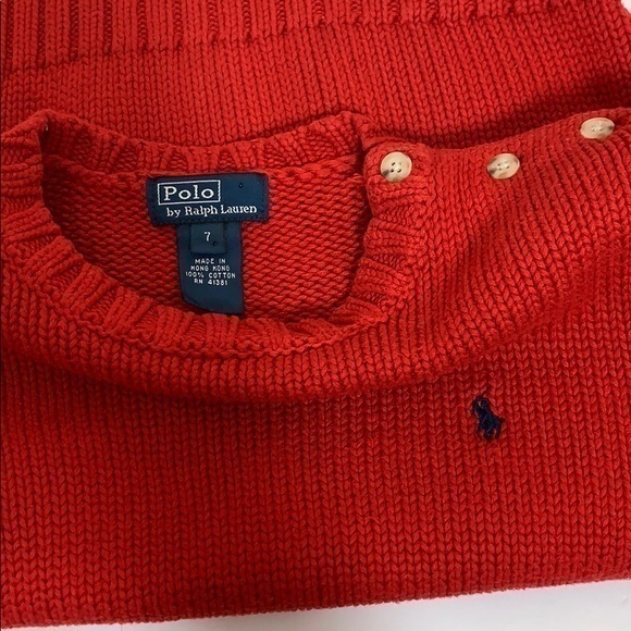 Polo Red Kid’s Sweater size 7 - Picture 4 of 5